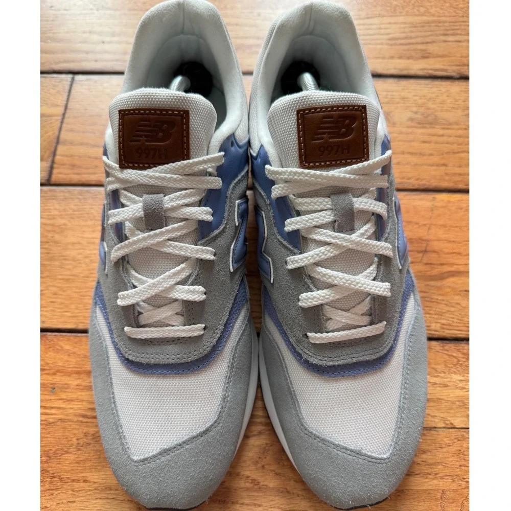 New Balance 997H Mens 12 Grey Blue Lifestyle Sneakers Cordura Suede M997HS9O